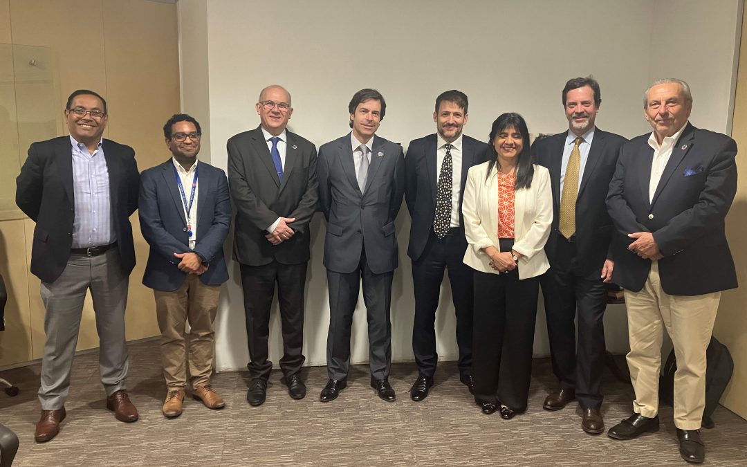 Visita Philippe Metzger a Ministerio de Energia